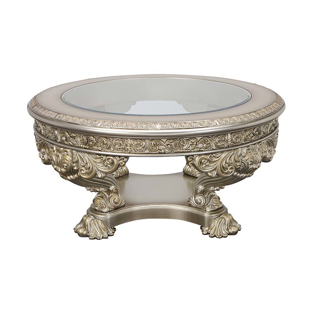 Danae Coffee Table, Champagne & Gold