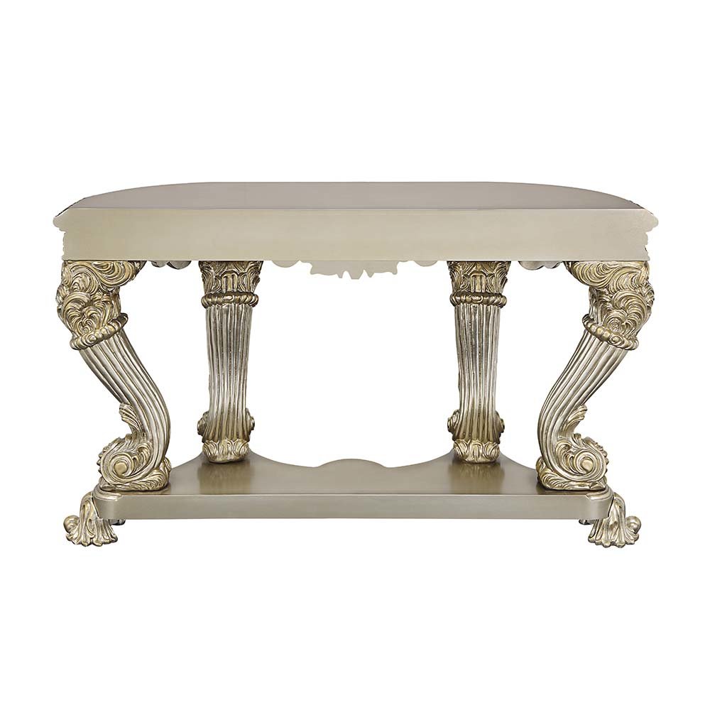 Danae Sofa Table, Champagne & Gold