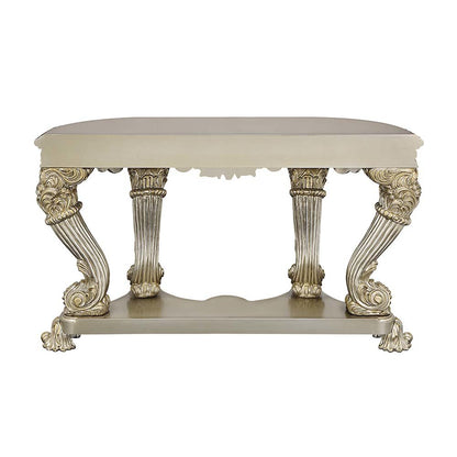 Danae Sofa Table, Champagne & Gold