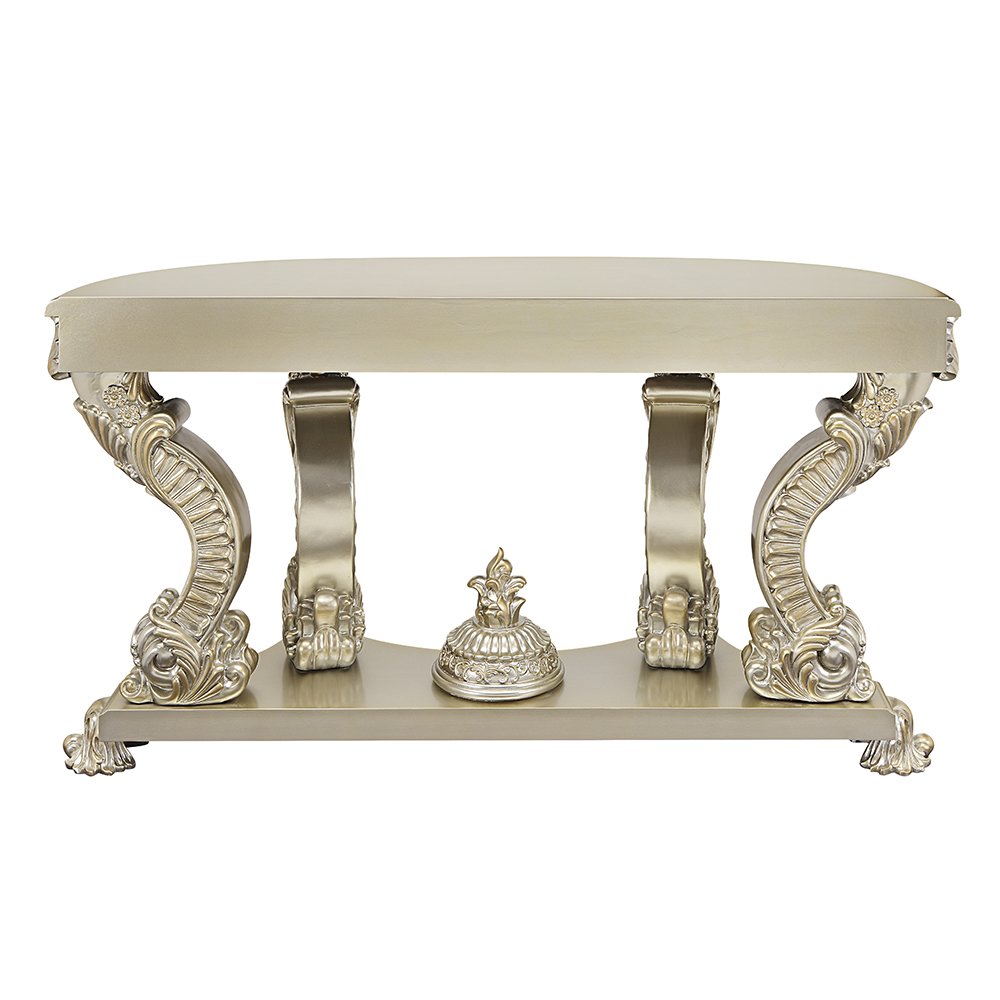 Sorina Sofa Table, Antique Gold