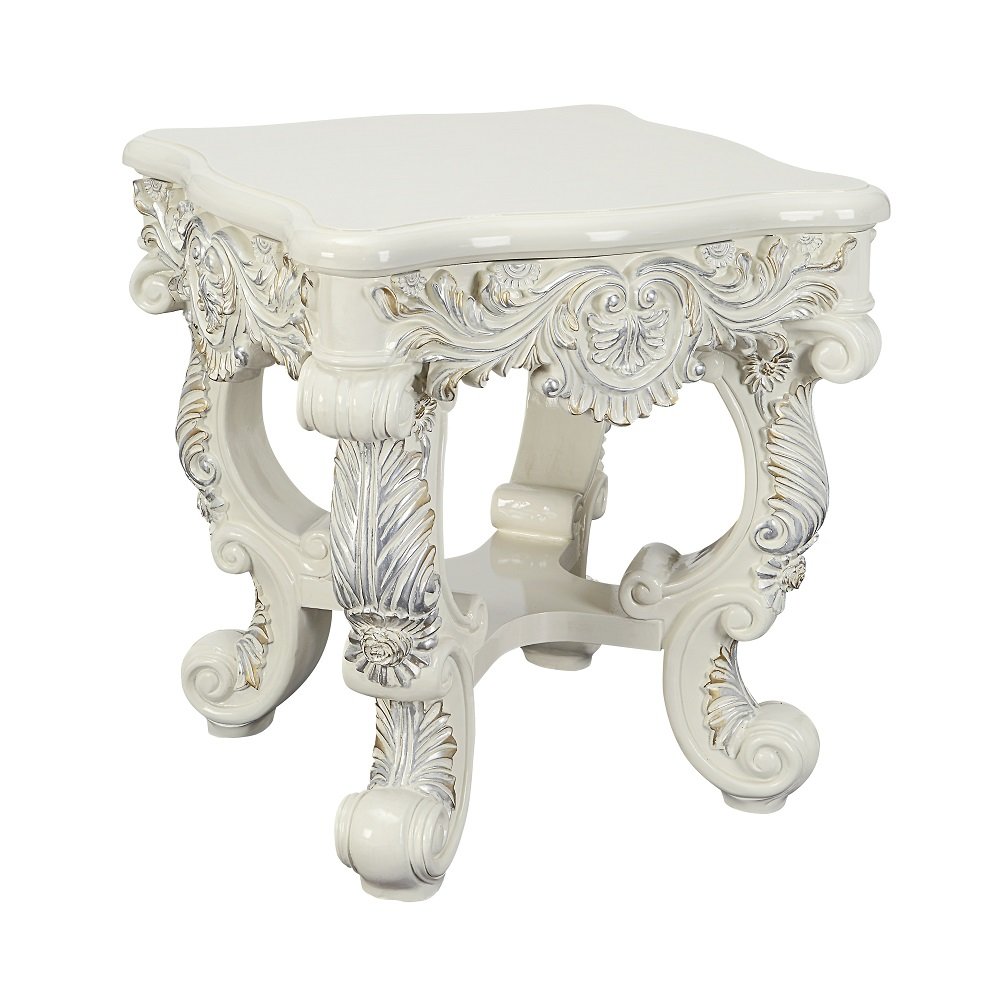 Adara End Table, Antique White