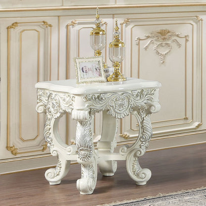 Adara End Table, Antique White