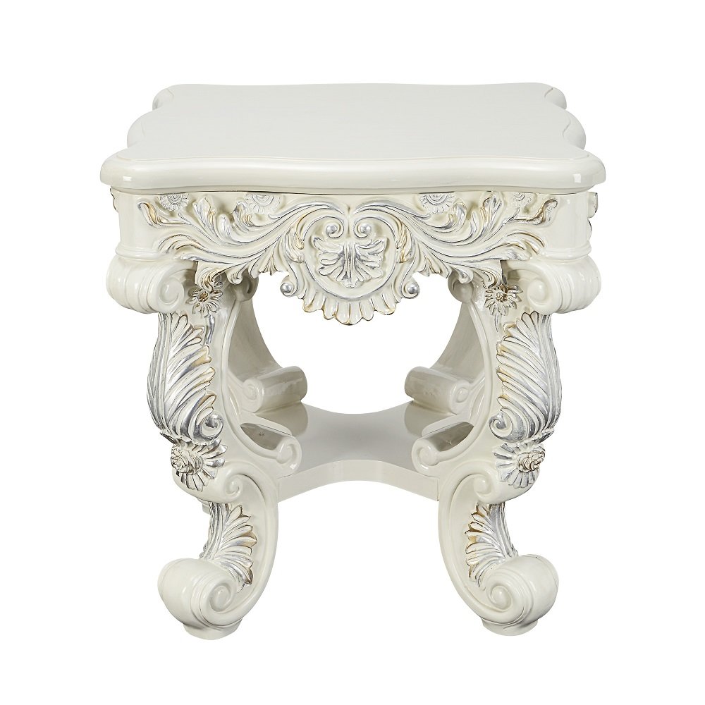 Adara End Table, Antique White