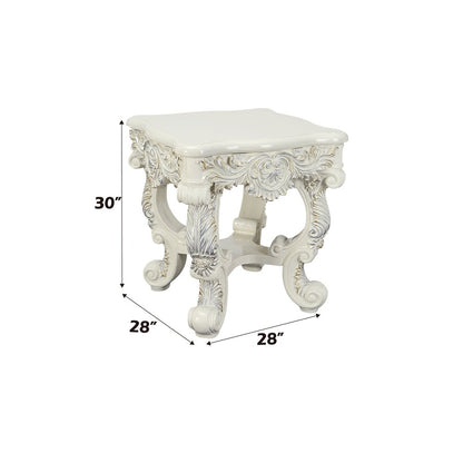 Adara End Table, Antique White