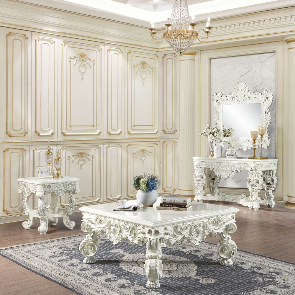 Adara End Table, Antique White
