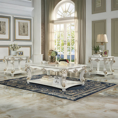 Vendome End Table, Antique Pearl