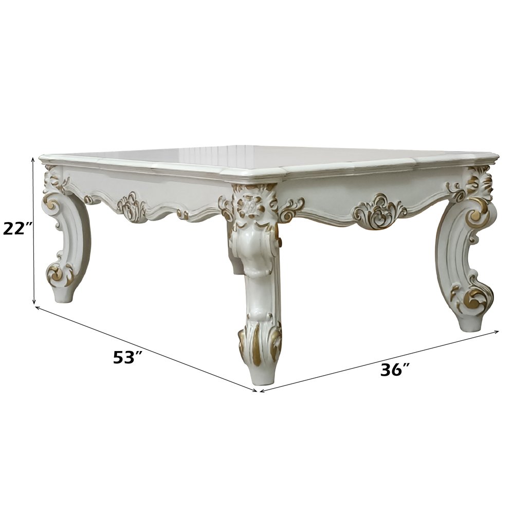 Vendome II Coffee Table, Antique Pearl