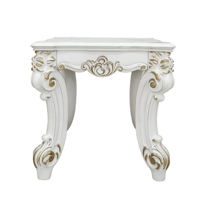 Vendome II End Table, Antique Pearl