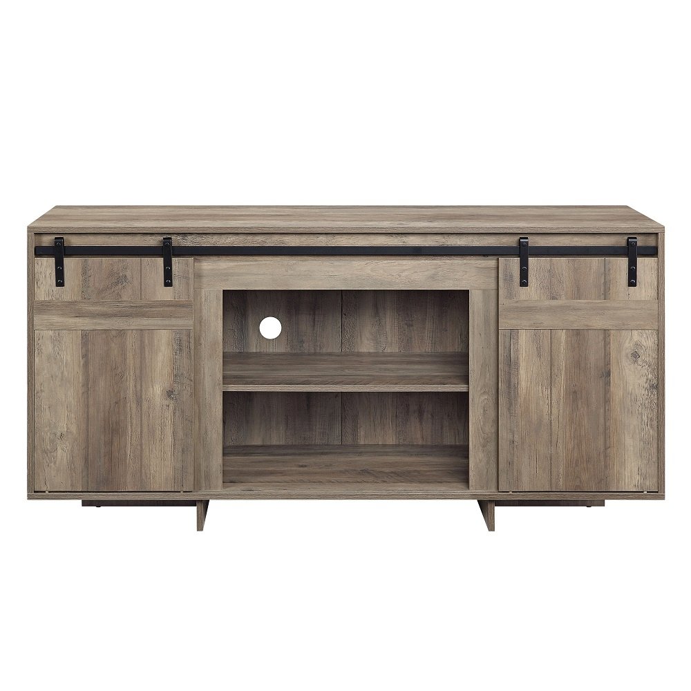 Bellarosa TV Stand (Same As 91608), Gray Washed