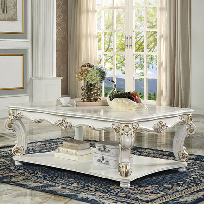 Vendome Coffee Table (Square), Antique Pearl