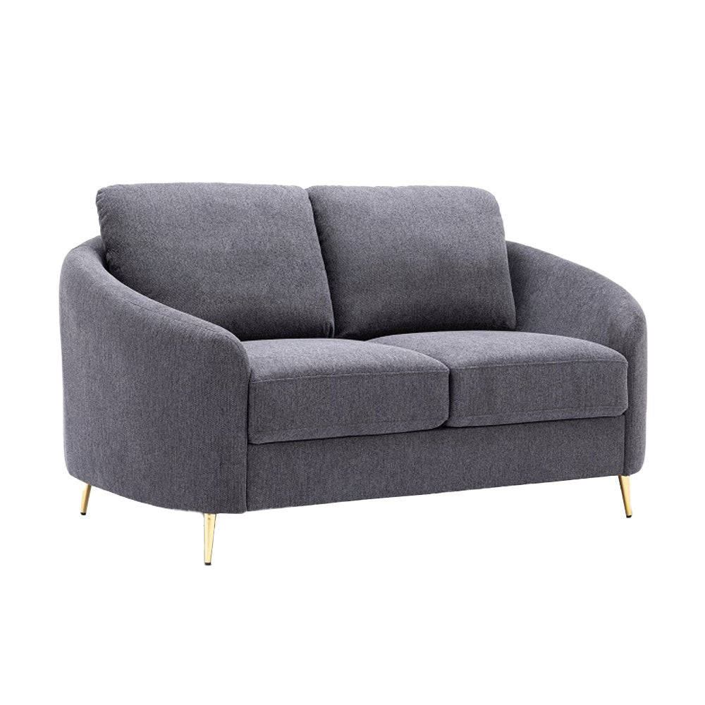 Yuina Loveseat, Gray Linen