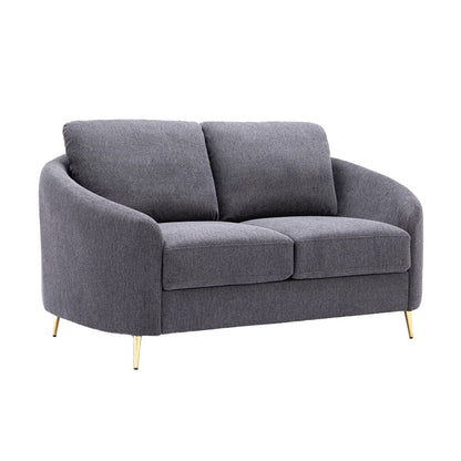 Yuina Loveseat, Gray Linen