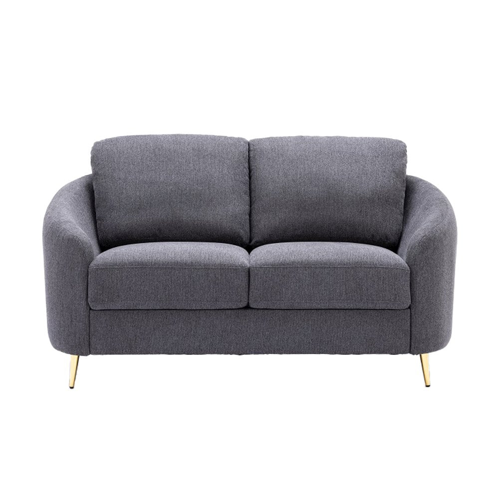 Yuina Loveseat, Gray Linen