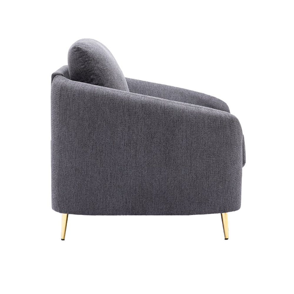 Yuina Loveseat, Gray Linen
