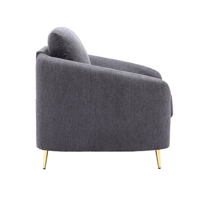 Yuina Loveseat, Gray Linen