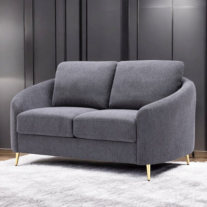 Yuina Loveseat, Gray Linen