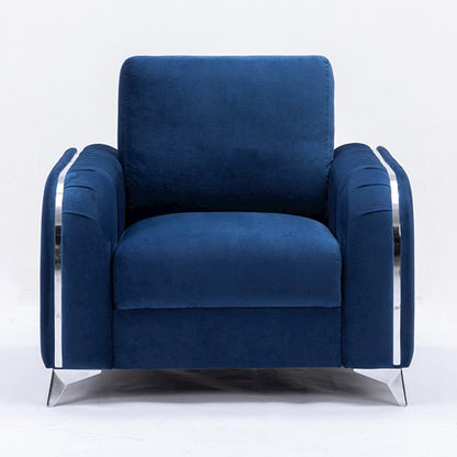 Wenona Chair, Blue Velvet
