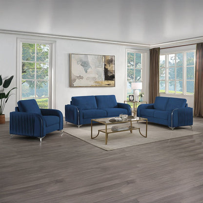 Wenona Chair, Blue Velvet