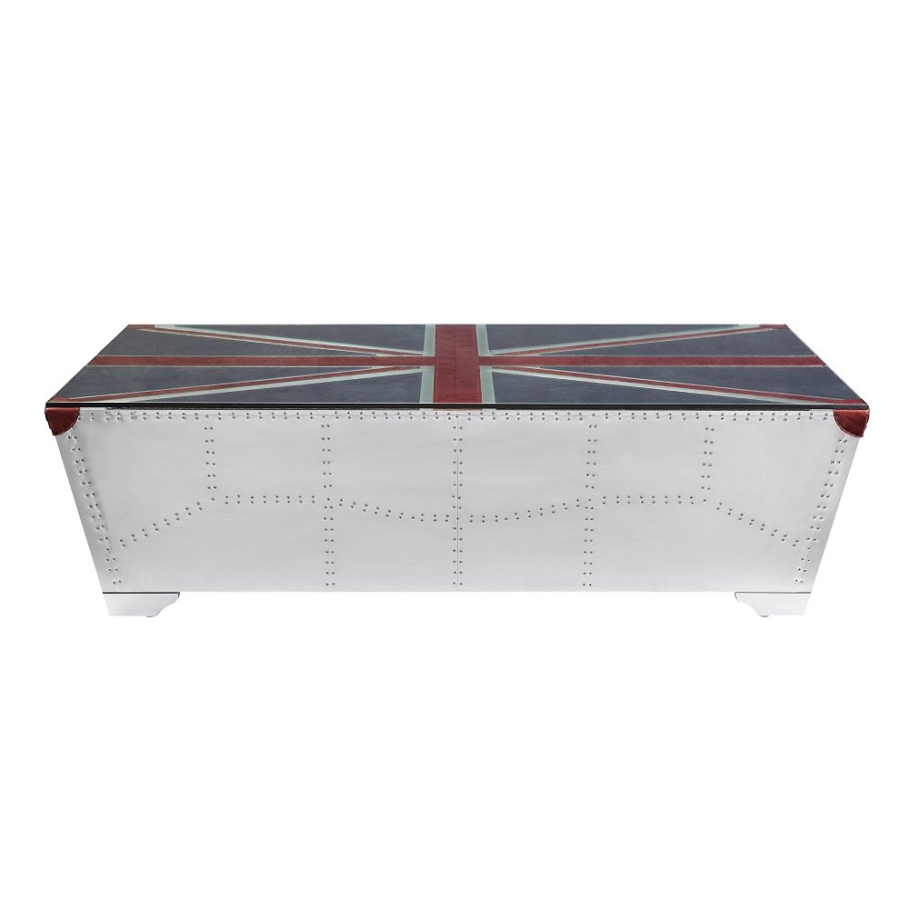 Brancaster Coffee Table, Aluminum