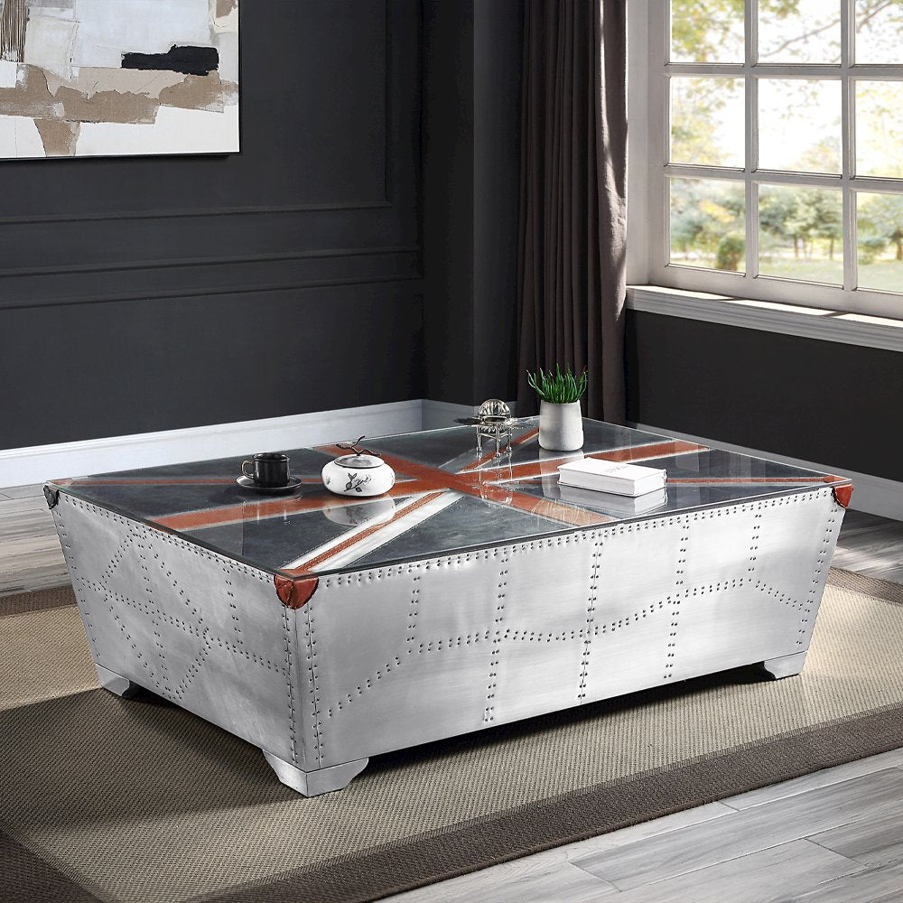 Brancaster Coffee Table, Aluminum
