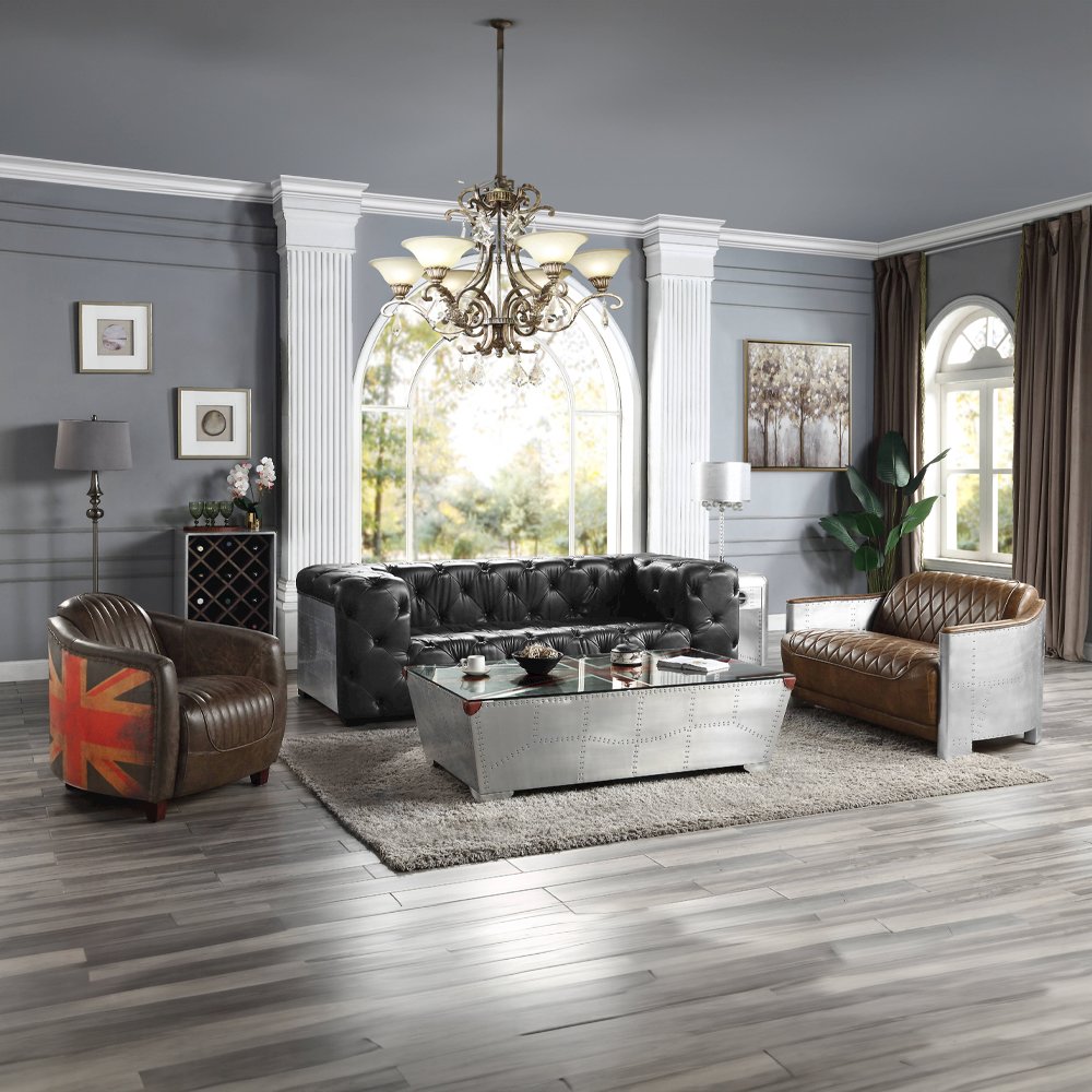 Brancaster Coffee Table, Aluminum