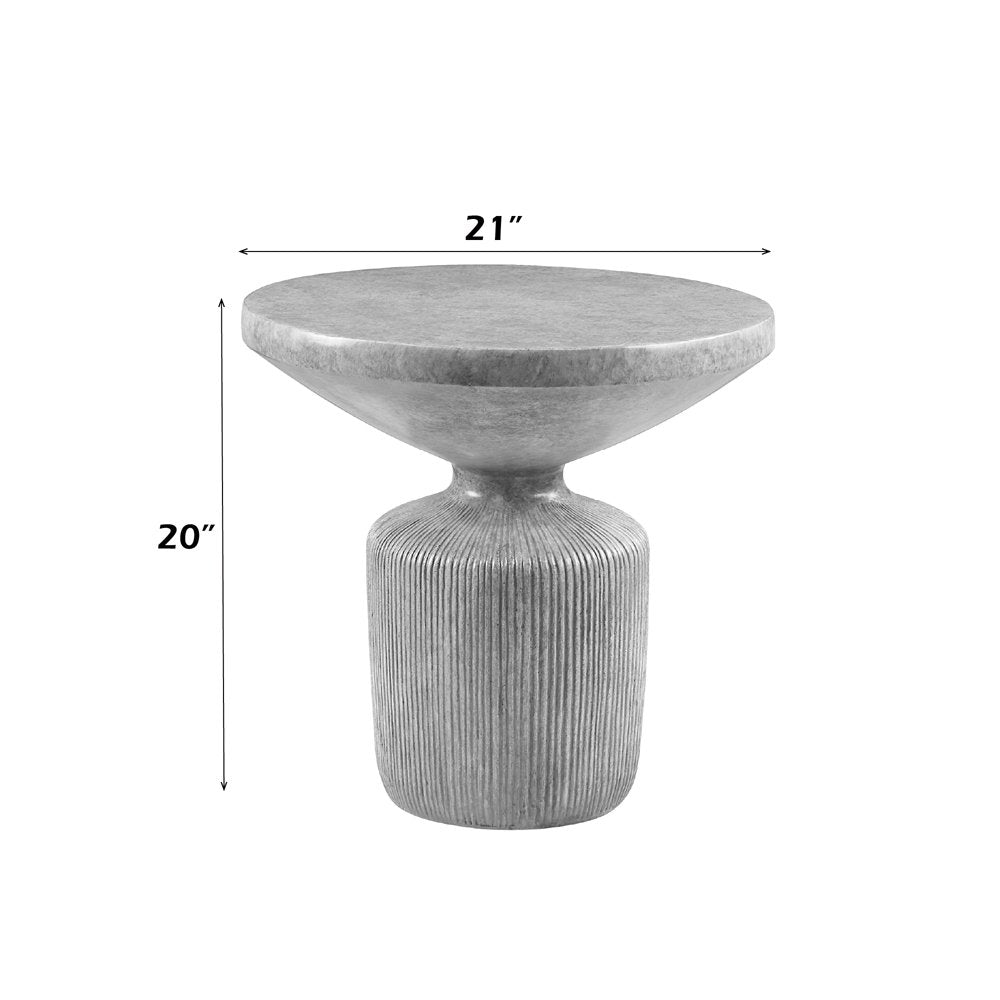 Laddie End Table, Weathered Gray