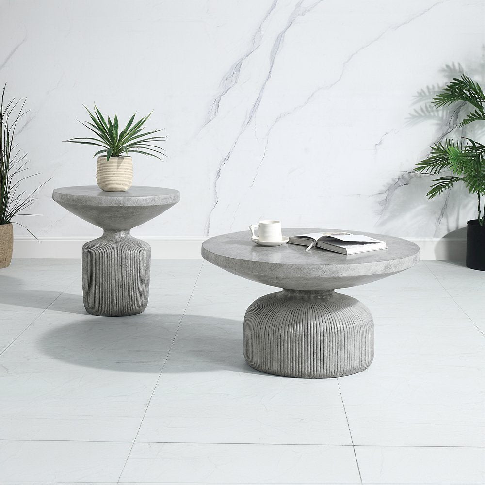 Laddie End Table, Weathered Gray