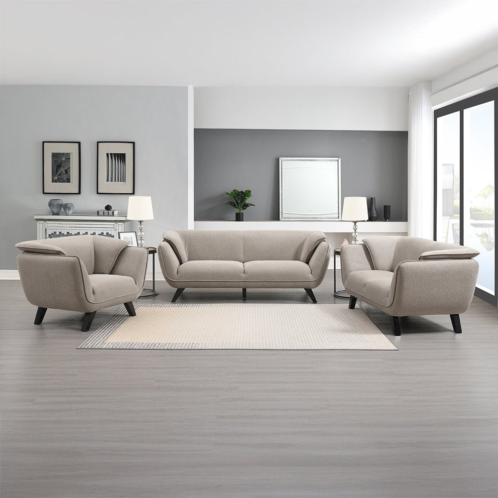Nayeli Sofa, Brown Linen