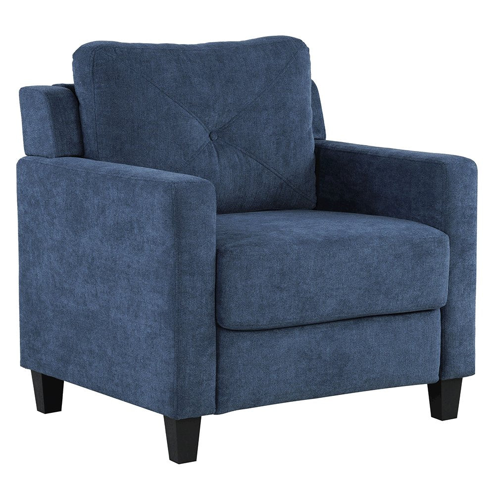 Horatio Chair, Navy Chenille