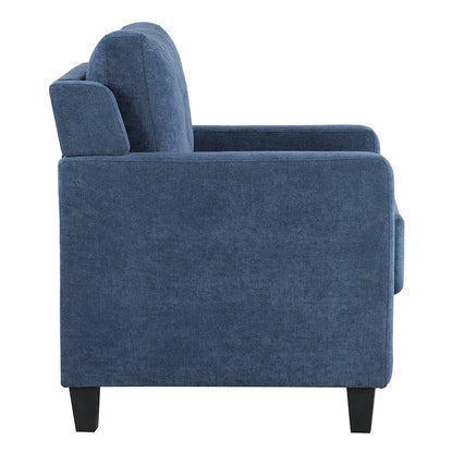 Horatio Chair, Navy Chenille