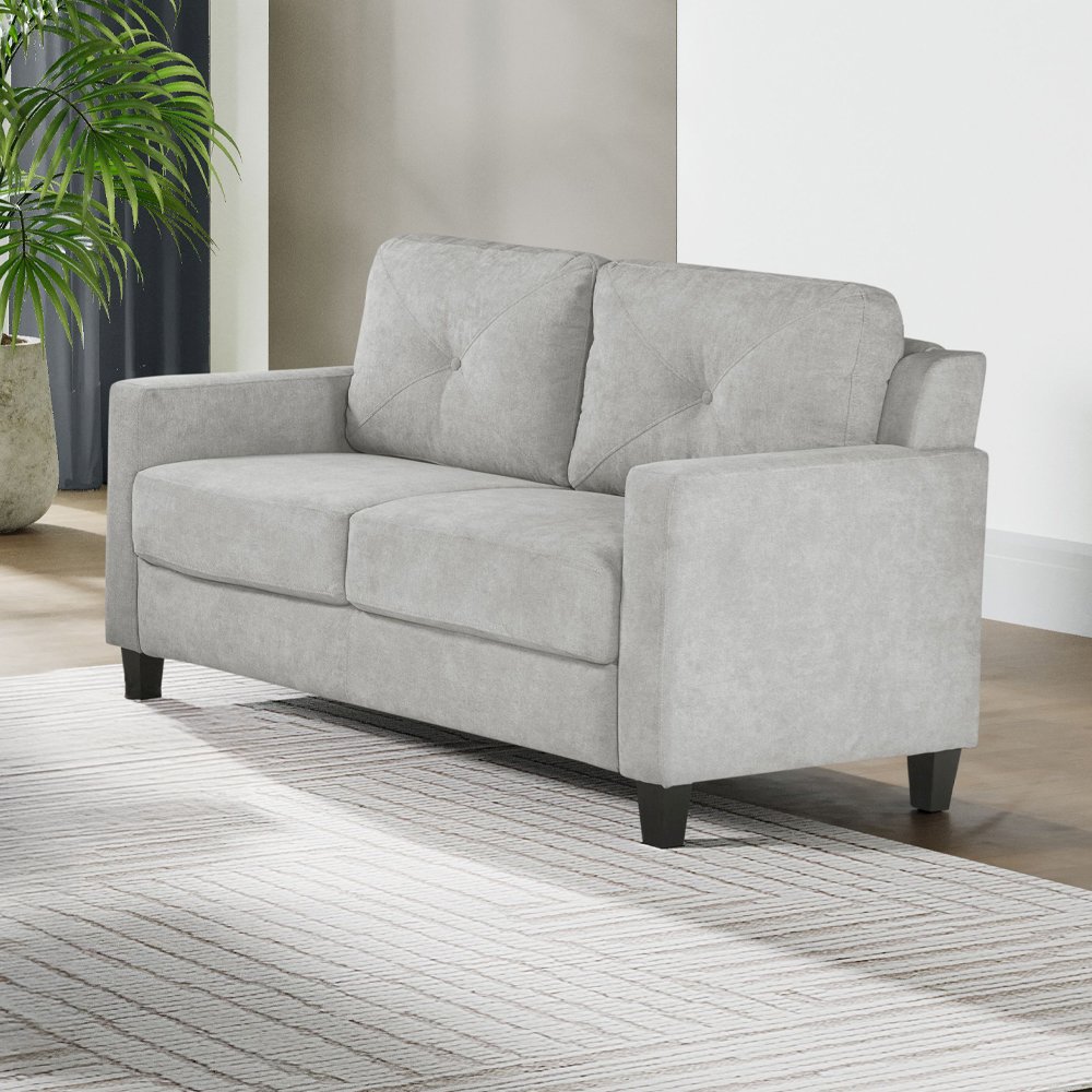 Horatio Loveseat, Taupe Chenille