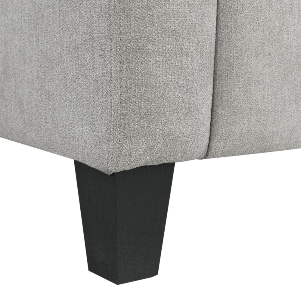 Horatio Chair, Taupe Chenille