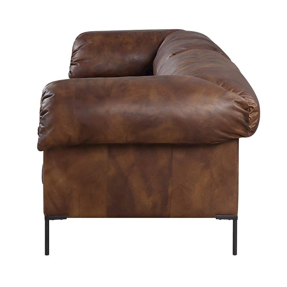 Jaron Sofa, Mocha Top Grain Leather