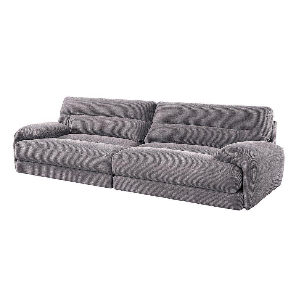Cadenza Sofa, Gray Corduroy