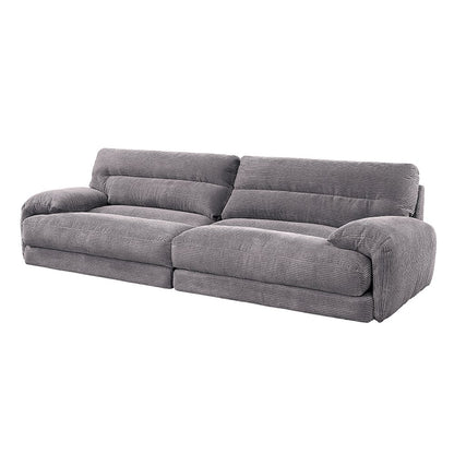 Cadenza Sofa, Gray Corduroy
