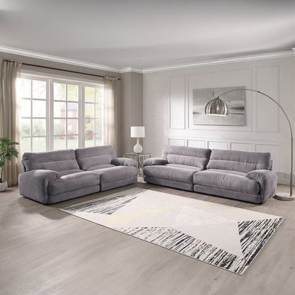 Cadenza Sofa, Gray Corduroy