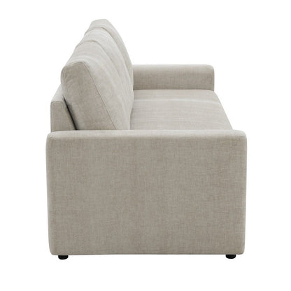 Leira Sofa w/Sleeper (Full Bed), Beige Linen