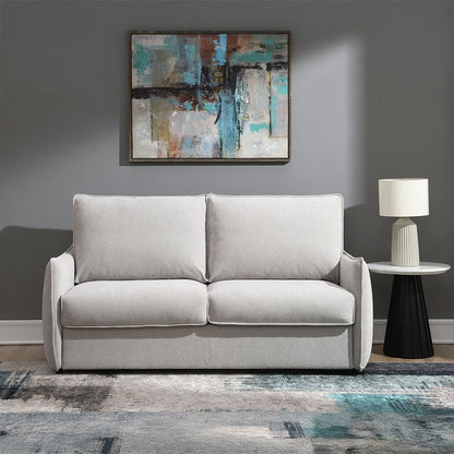 Jinn Sofa w/Sleeper (Full Bed), Beige Chenille