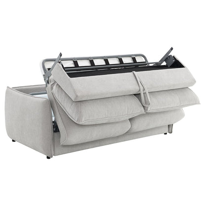 Jinn Sofa w/Sleeper (Full Bed), Beige Chenille