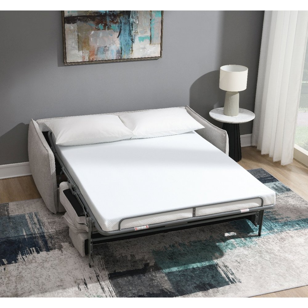 Jinn Sofa w/Sleeper (Full Bed), Beige Chenille