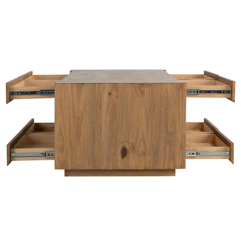 Harlan Coffee Table w/Caster, Oak