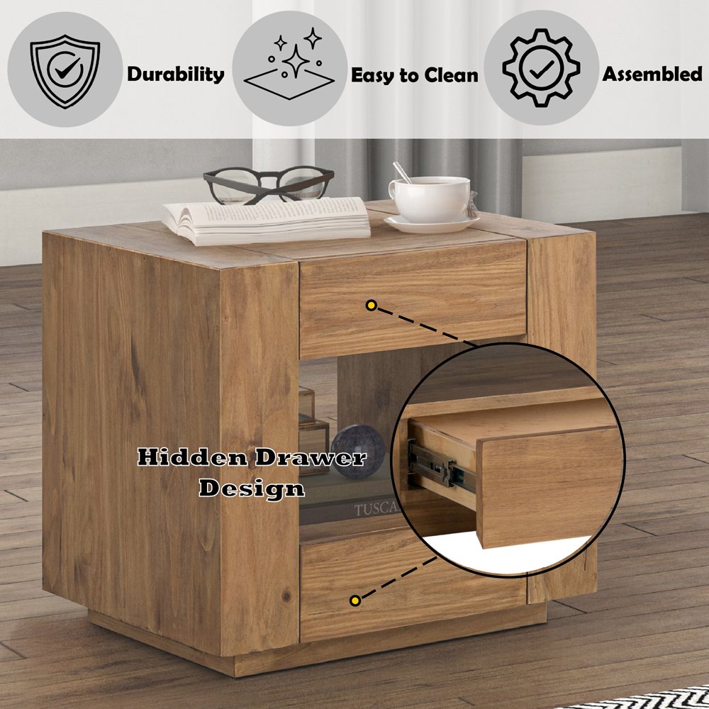 Harlan End Table, Oak