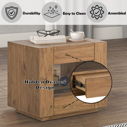 Harlan End Table, Oak