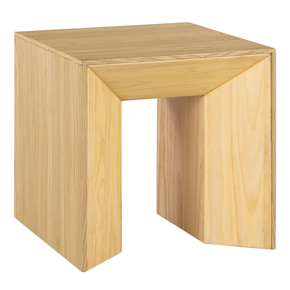 Harold End Table, Natural Oak