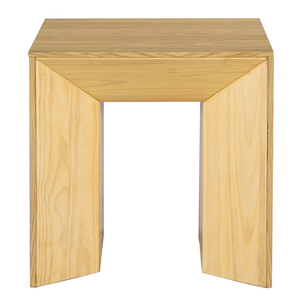 Harold End Table, Natural Oak