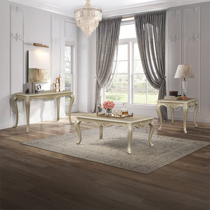 Libertee Sofa Table, Champagne