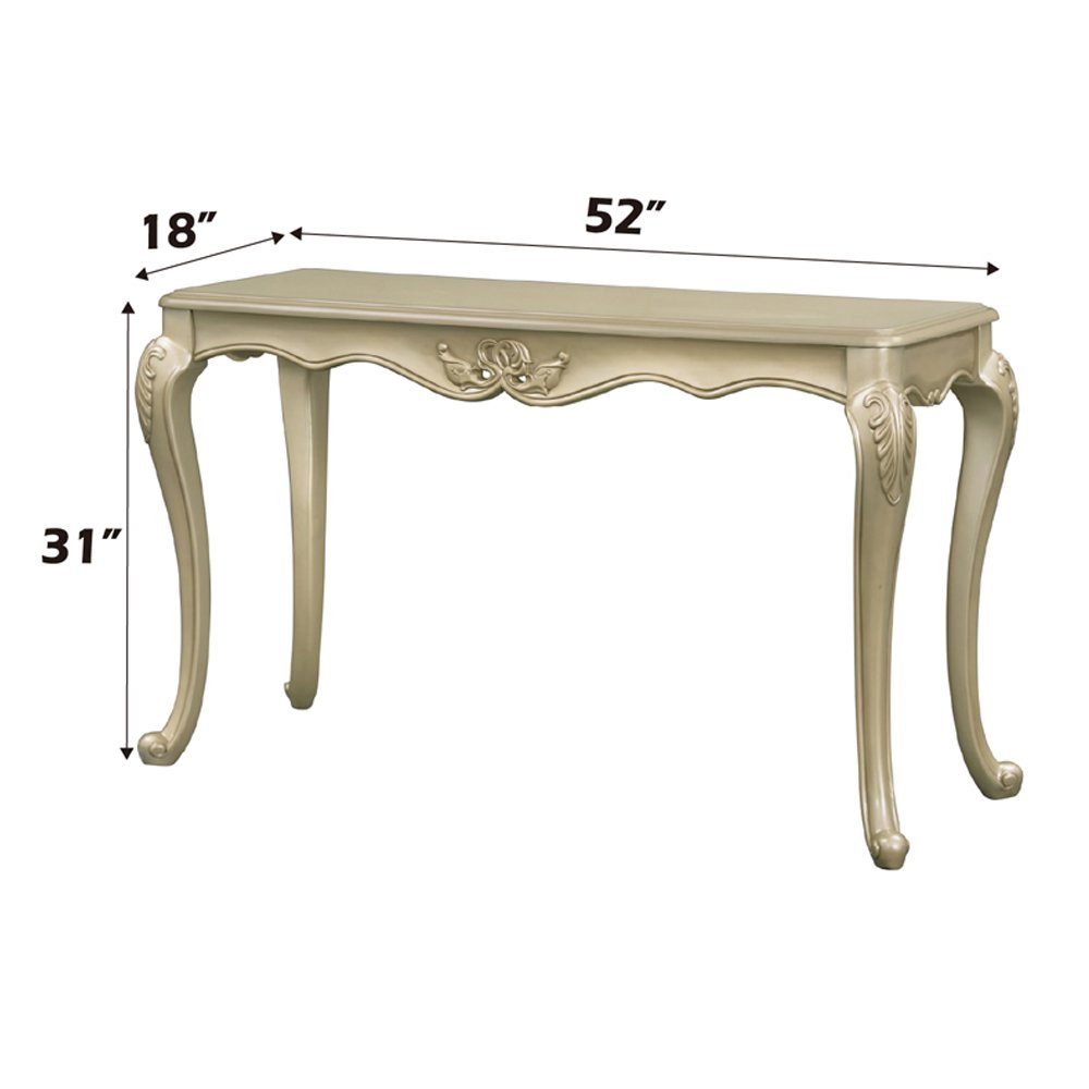 Libertee Sofa Table, Champagne
