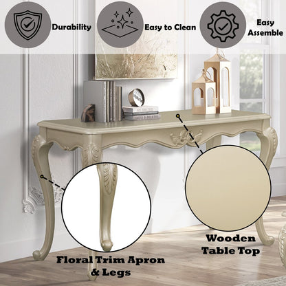 Libertee Sofa Table, Champagne