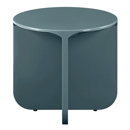 Lamond End Table, Dark Olivish Gray High Gloss