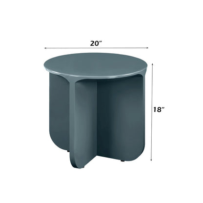 Lamond End Table, Dark Olivish Gray High Gloss